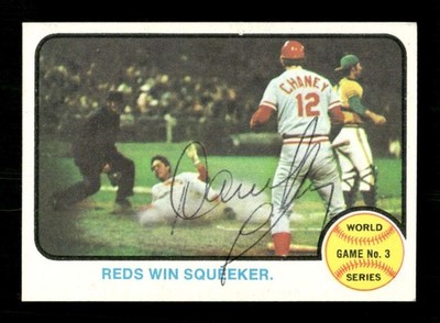1973 Topps  #205 Darrel Chaney signed autograph  EX, very clean EAA1 BXCP71