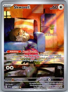 Skwovet 222/198 Illustration Rare Scarlet & Violet Base Set