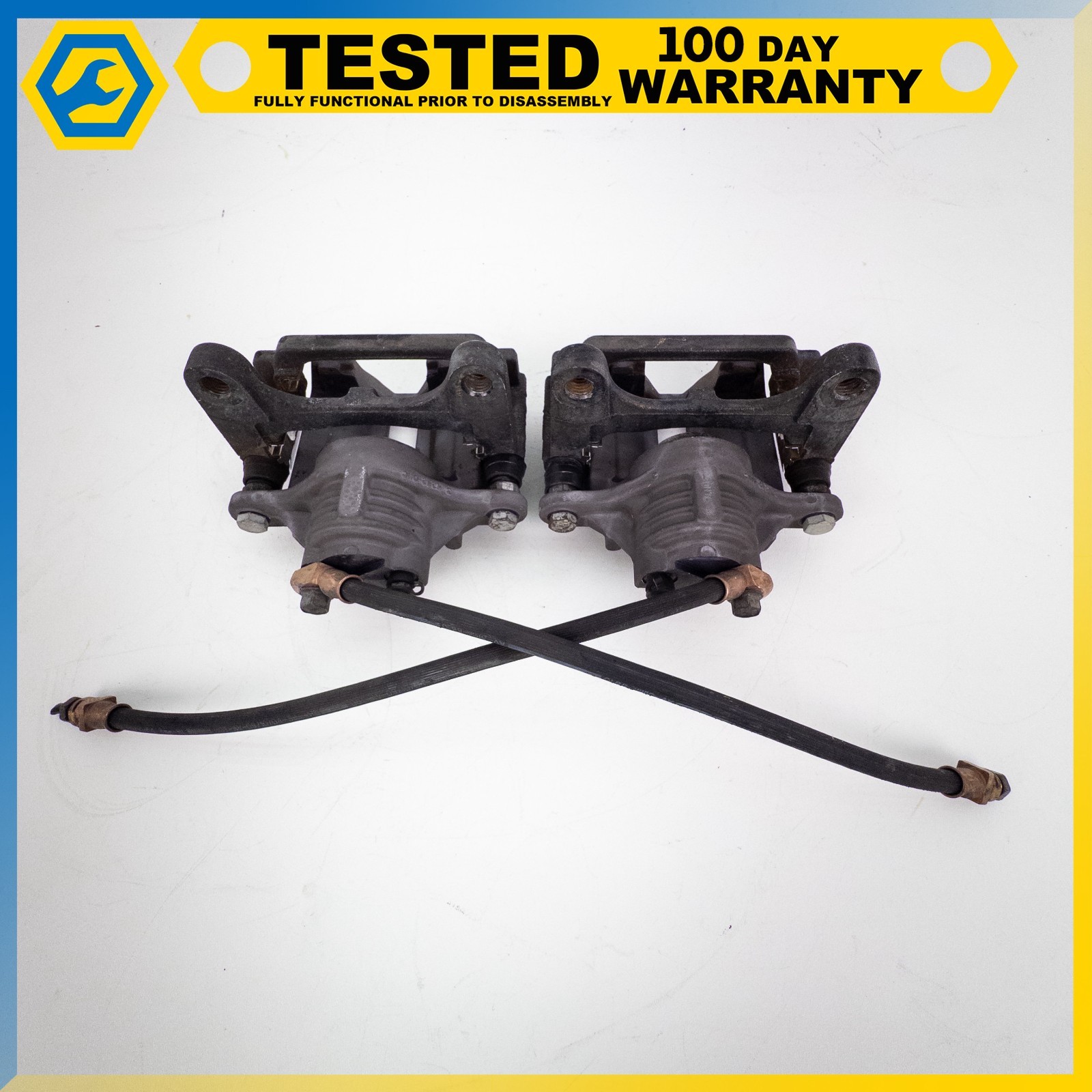 05-13 CHEVROLET CORVETTE C6 REAR LEFT RIGHT DISC BRAKE CALIPER ASSEMBLY SET OEM