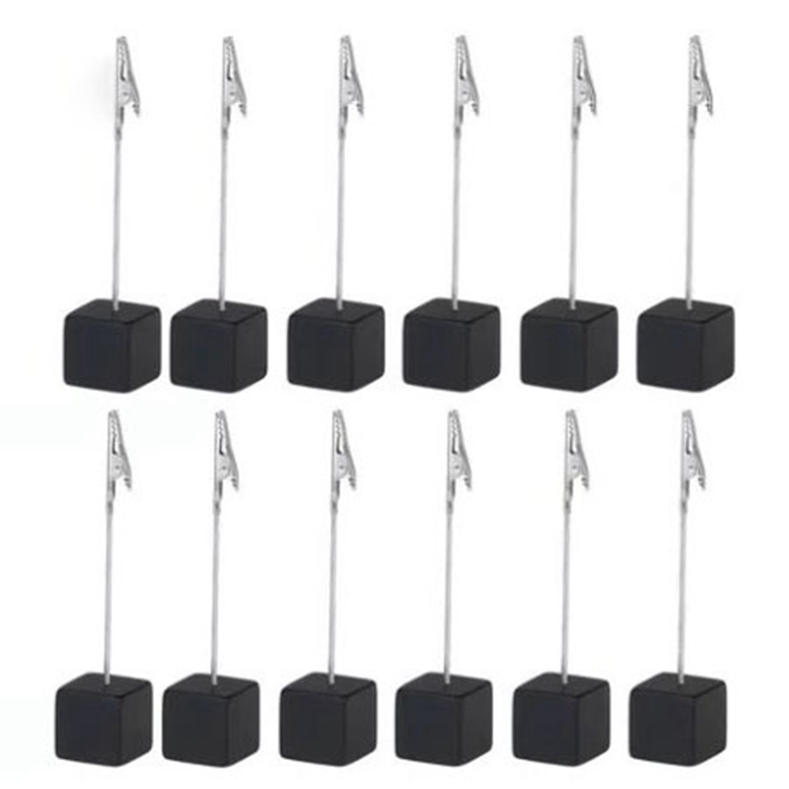 Note Holder Photo Clip Stand Memo Display Clamp Stable Cube Base For Home