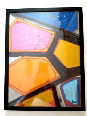 COBBLESTONE - Original Modern Abstract Art, Acrylic Painting on Canvas. 