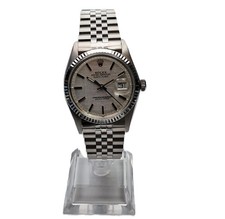Rolex Datejust Silver Linen Jubilee 36 CPO 19...