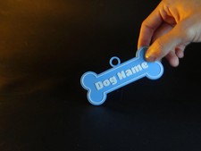 Personalized Bone Dog Tag