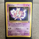 Rare 1999 Pokémon Mewtwo Warner Brothers First Movie Black Star Promo Card #3