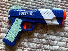 NERF Fortnite Blaster Dart Gun Blue And White