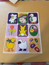 Vintage 1980s Easter Stickers