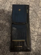 Vintage Terry Top Grain Leather Wallet w/ Box – Mid Century Men’s Billfold Black