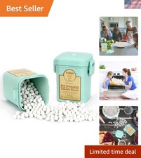 Eco-Friendly Ceramic Pie Weights with Wheat Straw Container for Blind Baking