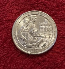Ellis Island 25c / Quarter 2017 United States of America Coin - Circulated.
