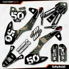 Woodland Savage Racing Graphics Kit fits 16-23 KTM 50sx 50 sx Decal Sticker