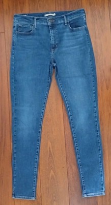 Damen Levi's 720 Blue Jeans Super Skinny Fit Premium W32 L32, Top Zustand