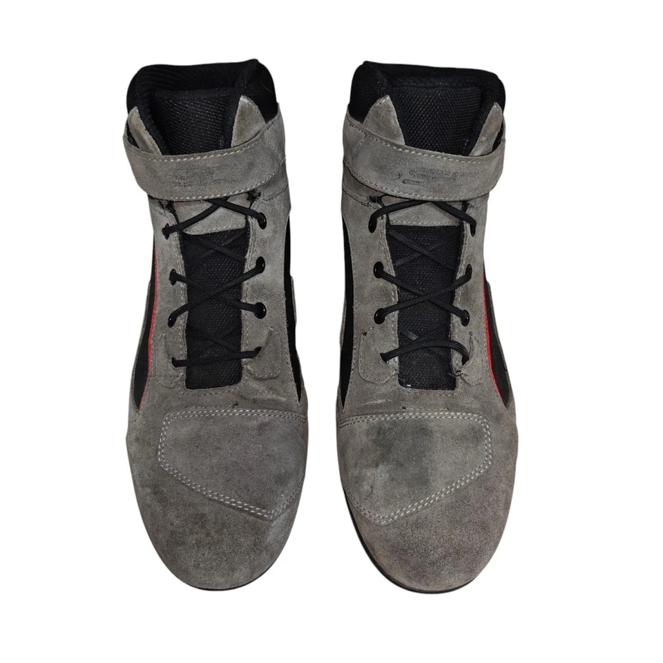 Botas de montar de motocicleta SIDI Duna gris gamuza para hombre talla 12,5 Foto 4 de 4