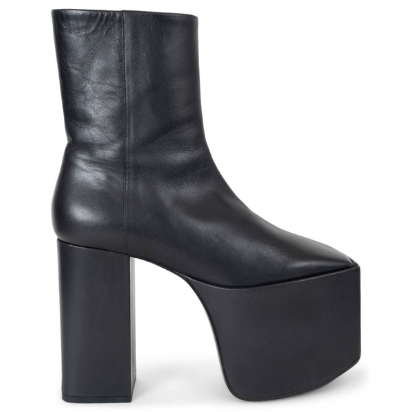73900 authentische Balenciaga schwarz Leder 2016 Plateau Stiefeletten Schuhe 36