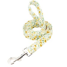 Dog Leash Floral with Soft Comfy Cotton Handle  Girl Pet for Small Medium Larg...