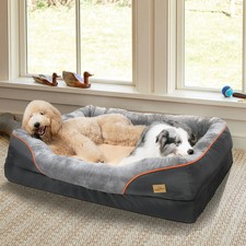 Large Dog Bed Soft Comfortable Anti Allergy Warm Fleece Removable Washable Cover