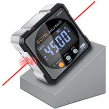 Digital Angle Finder with Electronic Laser - 4-side Strong Magnetic Angle Gau...