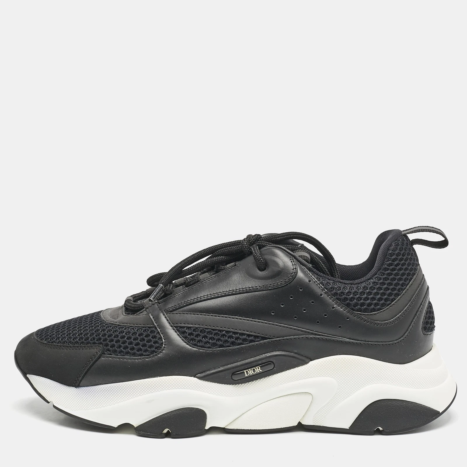 Baskets Dior noires maille et cuir B22 taille 44