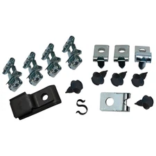 Brake Line Clip Clamp Bracket Kit 1968-69 Pontiac Lemans Grand Prix GTO 15pc