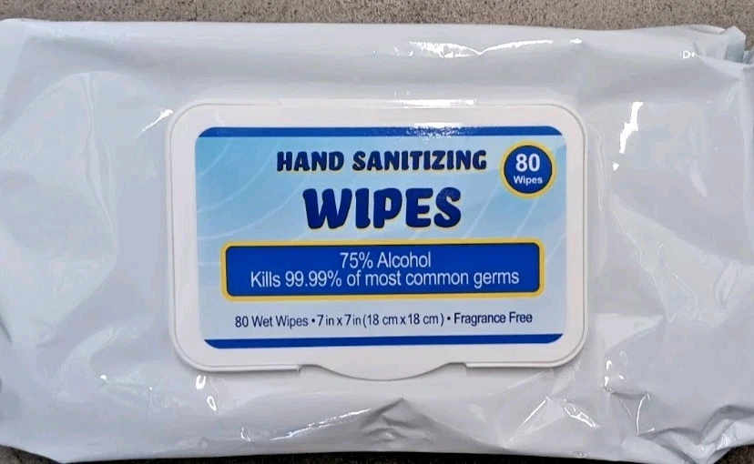 Ethyl-Alcohol Hand Sanitizing Wipes (6-24pks)80ct Unscented Large Alcohol Wipes - Image 3 of 4