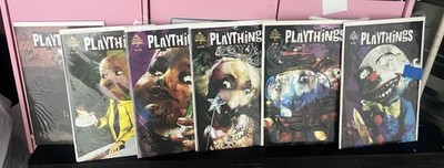 Playthings Comic Complete Set With Alternate Art Autographed John Clark
