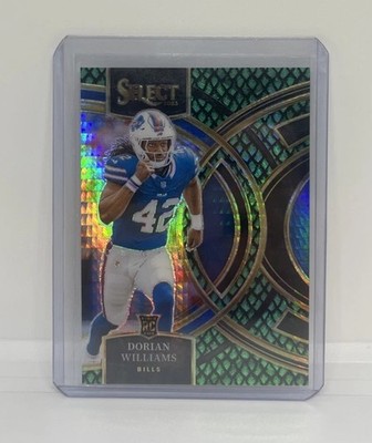 2023 Panini Select Dorian Williams #110 Dragon Scale /70 RC Premier Level Bills
