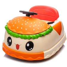Christmas gift 12V Kids Ride On Electric Bumper Car Hamburger Design