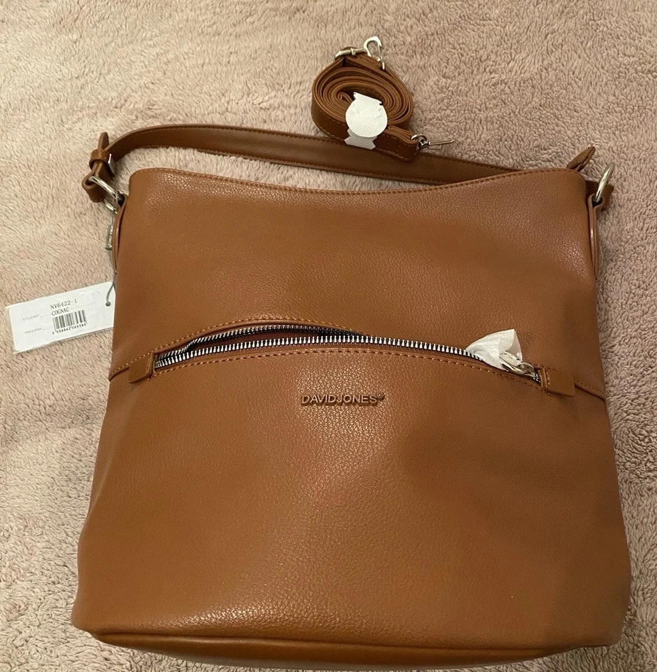 Brown Hand Bag With Detachable Shoulder Strap Designer Bag David Jones - Image 4 of 4
