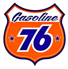 UNION 76 Sign Sticker Decal GAS MOTOR OIL DECAL Vintage Replica