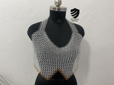 10 mm Aluminium Butted Chainmail Top Fantasy Lightweight Bra Cosplay Costume