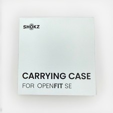 Shokz Openfit SE Carrying Case Travel Compact Black Zip NEW