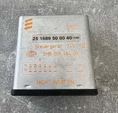 WEBASTO auxiliary heater control unit 251689500040 24V 5HB 005 494-09 ECU HELLA
