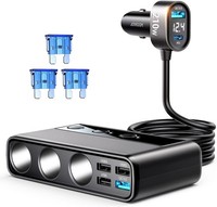 ZigarettenanzüNder Verteiler 3-Fach 12V 24V Mit 5 Usb AnschlüSsen Auto ZubehöR