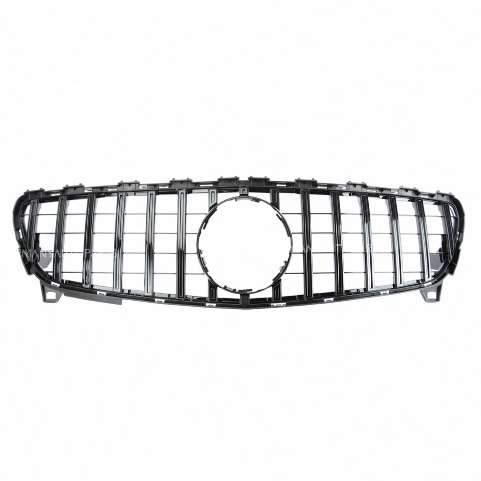 Rejilla de carreras negra brillante para Mercedes Benz Clase A W176 2016-18 A180 A200 A250 Foto 3 de 4