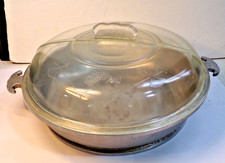 Vintage GUARDIAN SERVICE WARE 12” Chicken Fryer with Domed Glass Lid