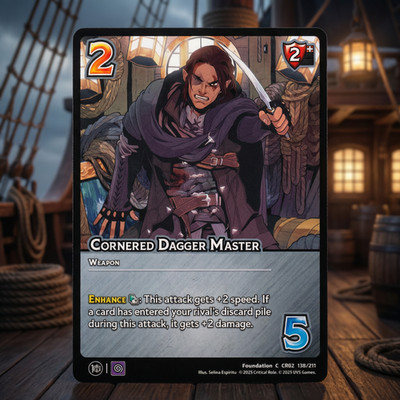 UniVersus Cornered Dagger Master - NM - Critical Role