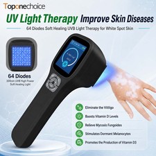 308nm UVB Phototherapy Lamp 64 Diodes Efficient Treatment for Skin Care Home Use