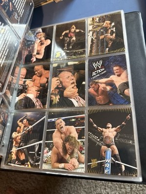 720 WWE Wrestling Trading Cards In Binder