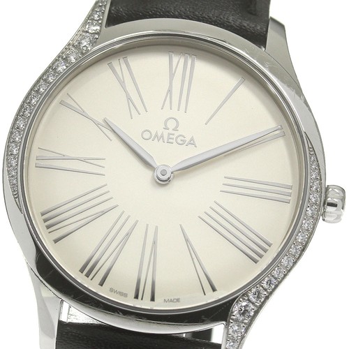 OMEGA De Ville Tresor 428.18.36.60.02.001 Diamond Bezel Quartz Men's_835690