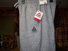 REEBOK BOYS GRAY TRAINING SHORTS SIZE MED 8 DRAWSTRING SPORTS POCKETS NEW
