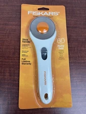 Fiskars Classic Stick Handle 60mm Heavy Duty Rotary Cutter Scissors - New
