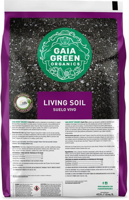 Gaia Green Organics Living Soil, 1.5 Cu Ft | Premium Organic Potting Mix for See
