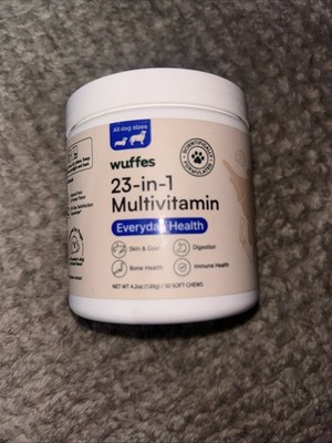 Wuffes 23-in-1 Dog Multivitamin Soft Chews 30 Ct Skin Coat Joint Immune