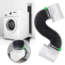 Dryer Vent Hose For Tight Space,Indoor Dryer Vent, Dryer Hose Vent Kit,90 Deg...
