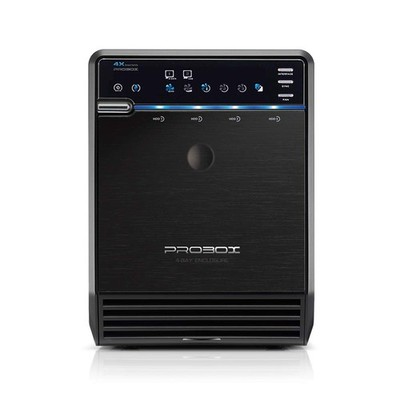 Mediasonic PROBOX 4 Bay DAS 3.5  SATA Hard Drive Enclosure   USB 3.0 eSATA Su...
