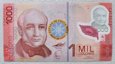 Costa Rica 1000 Colones 2009 Polymer  Unc
