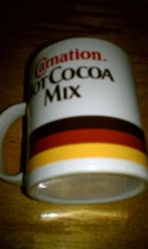 Carnation Hot Cocoa Decorative Ceramic/Porcelain Cup Very Good Used Condition