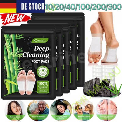 300~ Entgiftungspflaster Fusspflaster Detox Pflaster Bambusessig Foot Patch Pads