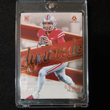 CJ Stroud 2023 Panini Luminance Dynamic Insert RC Orange Parallel SP /100 #DR-2