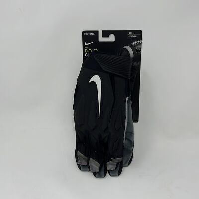 Nike D-Tack Lightweight Football Gloves -Black-CV0342 -Size 4XL