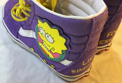 purple simpson vans